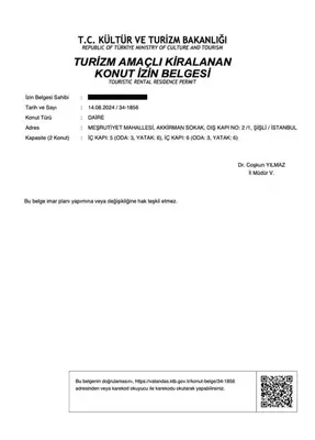 a screenshot of a page of a document at Modern Prime Location 2BD1Bath Cozy Home! #213 in Istanbul