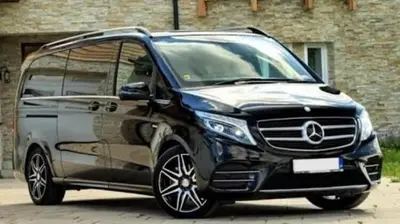 acedes benz car parked in front of a building at Hotel And free shuttle in Istanbul