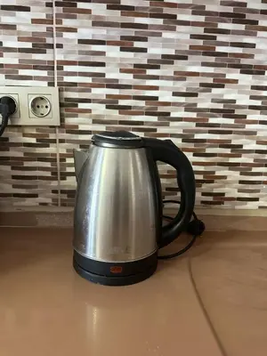 a tea kettle is sitting on a counter at Overland Residence in Istanbul