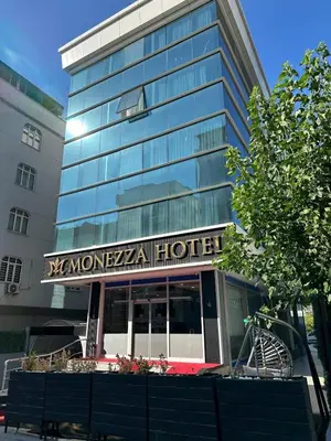 a building with a sign that reads morgeza hotel at Monezza Maltepe Rezidans in Istanbul