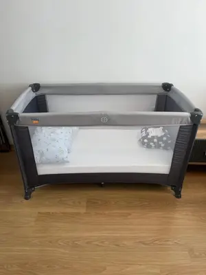 a black bunk bed sitting on top of a wooden floor at Cozy Homes 1 Room 1 Living room Apartment in Esenyurt
