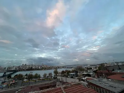 a view of a city with a river and buildings at Lale Sultan Hotel in Istanbul