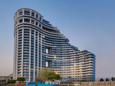 a large tall building with many windows at Exquisite Ottomare Suites in Istanbul