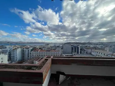 a view of a city from the roof of a building at Magnificent view, in the center in Istanbul