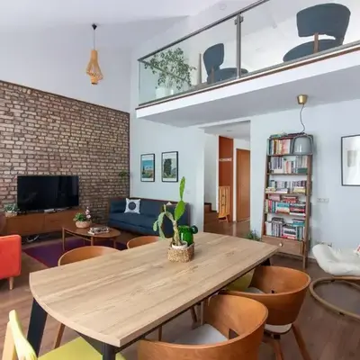 Bright Loft with 3 bedrooms and terrace in Galata