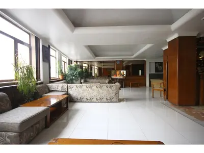 a large living room with couches and a table at Venus Hotel Taksim in Istanbul