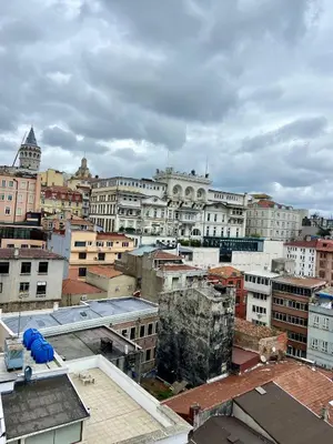 a view of a city with many buildings at İstanbul Merkez Otel in Istanbul