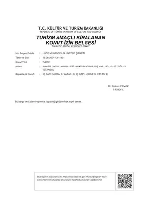 a screenshot of a page of a document at Spacious 6BR 3Bath AC in Center - Santur D5-6 in Istanbul