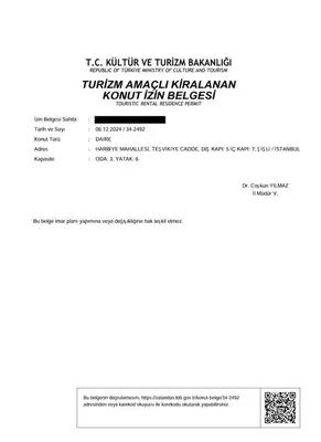 a screenshot of a page of a document at Luxury Modern 3Bed25Bath Central Bright Pad #375 in Istanbul
