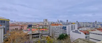 a view of a city with tall buildings at Private Apartment at Beylikdüzü nearly to E5 2 in Beylikduzu