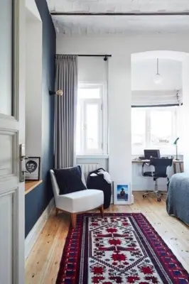 a living room with a chair and a desk at Bright Cool Central 1Bed1Bath Stylish Home! #376 in Istanbul