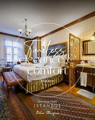 a bedroom with a bed with a sign that reads the least expensive continent at Best Point Hotel Sultanahmet,Istanbul in Istanbul