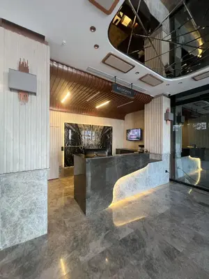 a lobby with a reception desk at Educity Hotels & Spa in Istanbul