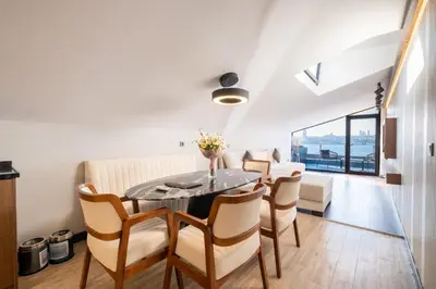 a dining room with a table and chairs at 216 Bosphorus Suite in Istanbul