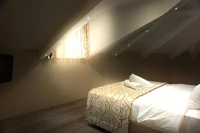 a bedroom with a bed and a window at Best Fulya Suites in Istanbul