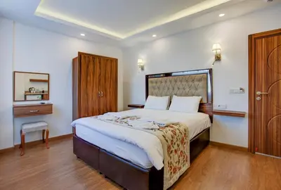 a bedroom with a large bed in a room at Violin Hotel Sultanahmet in Istanbul