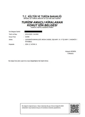 a screenshot of a page of a document at Elegant 3BD Bosphorus Views Chic Kadıkoy Home #384 in Istanbul