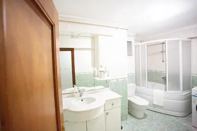 a bathroom with a sink and a toilet at Nomadia turkey in Istanbul