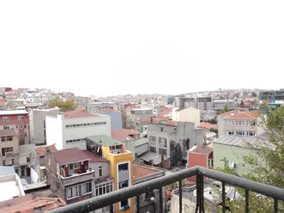 a view of a city from a balcony at Terra Suites in Istanbul