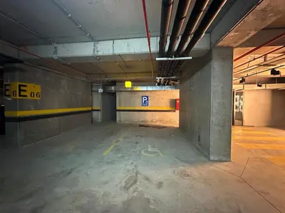 an empty parking lot in a parking garage at CIFT MANZARa in Istanbul