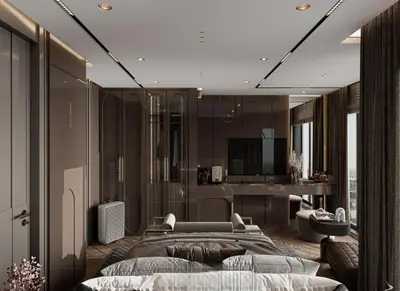a bedroom with two beds and a living room at Trendlife Hotels Galata in Istanbul