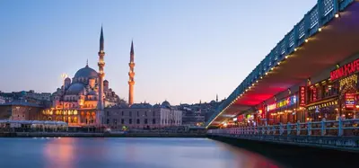 a view of a city with a river and buildings at otel efendi in Istanbul