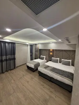 a hotel room with two beds in a room at Elysia Plus in Istanbul