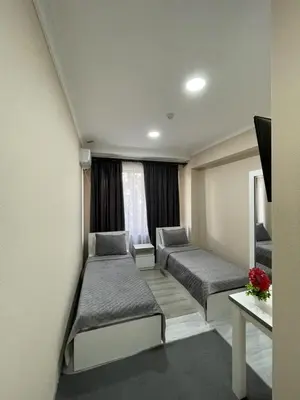 a bedroom with two beds in a room at Elma hotel in Istanbul
