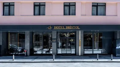 a hotel brussels front of a building at Hotel Bristol in Istanbul