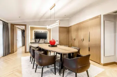 a dining room with a table and chairs at AHC Taksim Hotel-Special Class in Istanbul