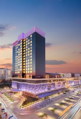 a rendering of a large building in a city at Doubletree by Hilton Istanbul Umraniye in Istanbul