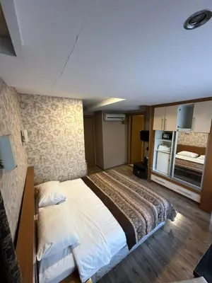 a bedroom with a large bed in a room at BC Burhan Cacan Hotel & Spa & Cafe in Istanbul