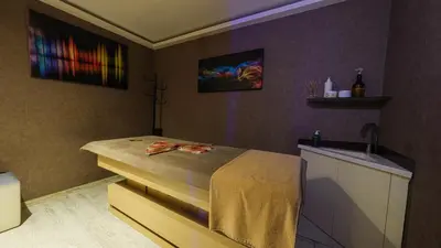 a room with a bed and a sink in it at Endless Art Hotel-Special Category in Istanbul