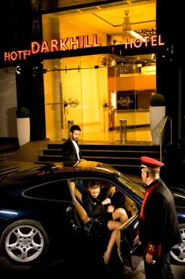 a woman sitting in the back of a car at Darkhill Hotel in Istanbul