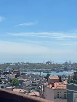 a view of a city with the water and buildings at Taksim Istiklal Street Next2 Hotel in Istanbul