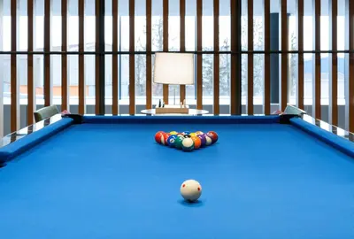 a pool table with balls on top of it at Hyatt House Gebze in Gebze