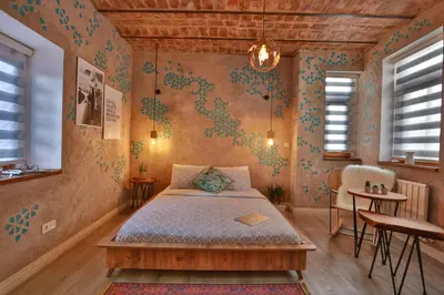 a bedroom with a bed in a room at Flats Company -Mujgan Apartment in Istanbul
