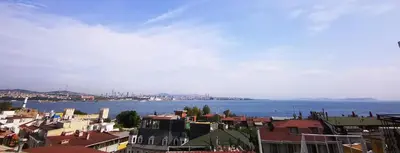 a view of a city with a large body of water at Hotel Broken Column in Istanbul