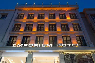 a building with a sign that reads emporium hotel at Emporium Hotel in Istanbul