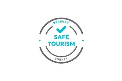 a logo for a safe tourism company at Grand Anatolia Hotel in Istanbul
