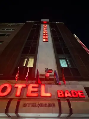 a building with a sign on the side of it at Bade Boutique Hotel Kadıköy in Istanbul