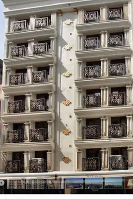 a building with balconies on the side of it at Septimum in Istanbul