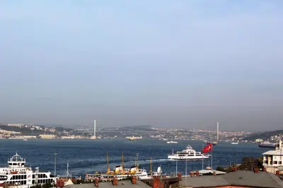 a large body of water with boats in it at Septimum in Istanbul