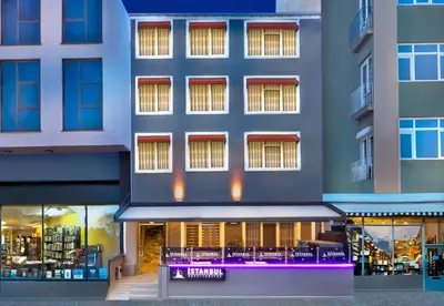 a rendering of the front of a hotel at İstanbul Hotel & Suites in Istanbul