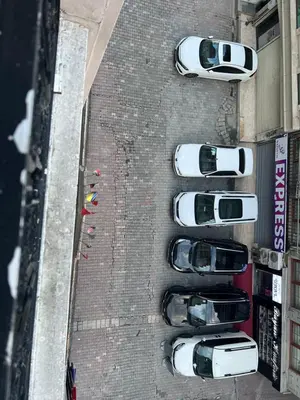 an aerial view of cars parked in a parking lot at Elit Palace Hotel in Istanbul