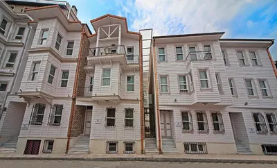 a large building on a city street at Azade Premier Hotel in Istanbul