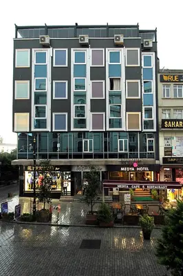 a building with a lot of windows on it at GRAND MEDYA HOTEL-OLDTOWN in Istanbul