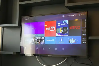 a television screen with a video game on it at Galata King Suites in Istanbul
