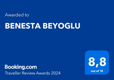a blue sign with the text emailed to bengalisbia begoveu at BENESTA BEYOGLU in Istanbul
