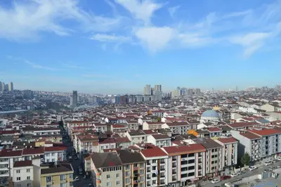 a view of a city with houses and buildings at King Suite SS18 in Istanbul